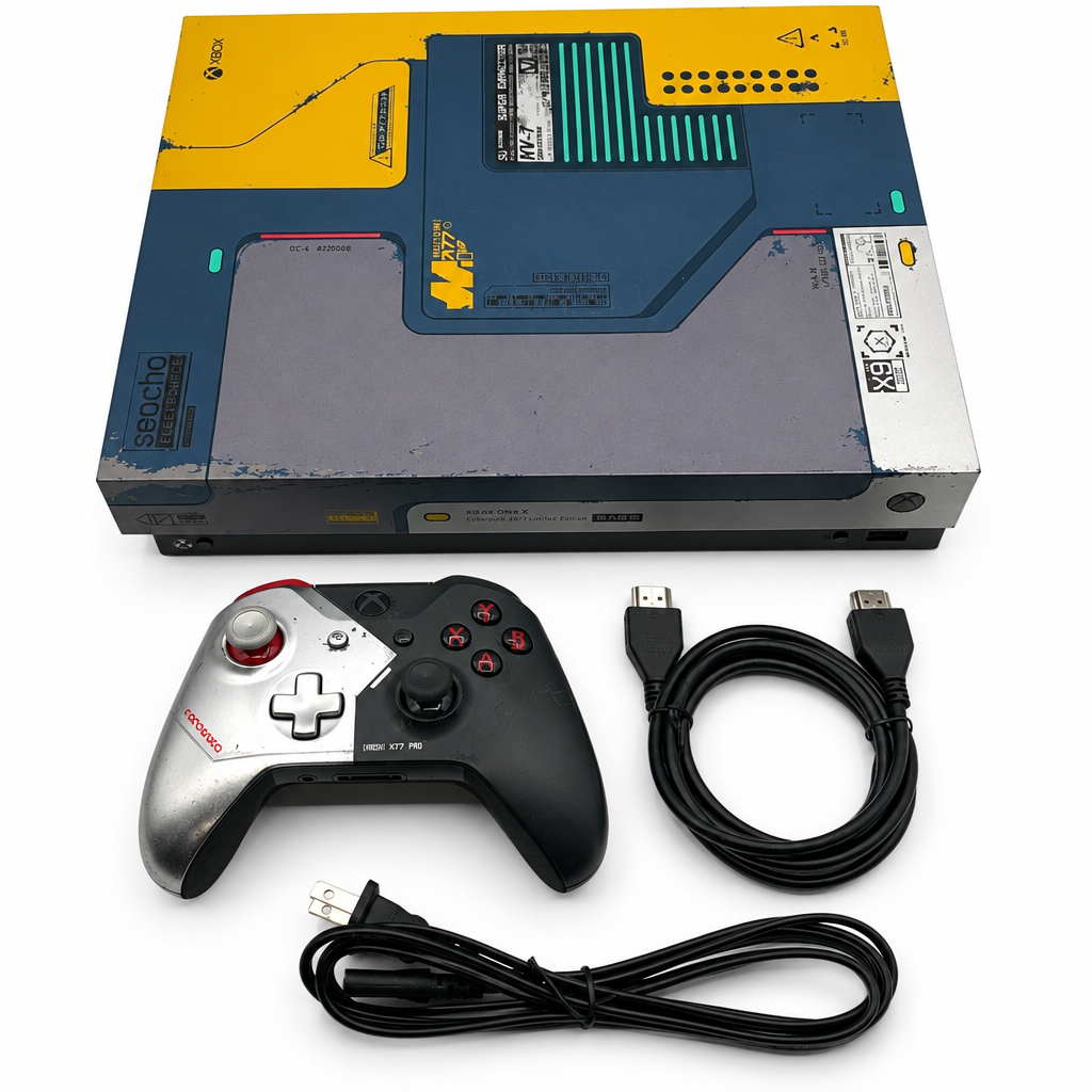 Microsoft Xbox One X Cyberpunk 2077 Limited Edition Console Bundle