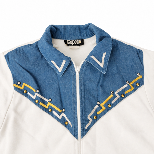 Gepetto Jacket Collar - White BG