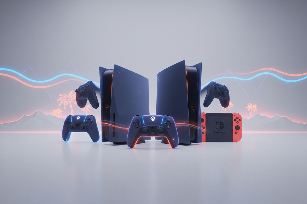 Modern Retro Consoles Light Hero