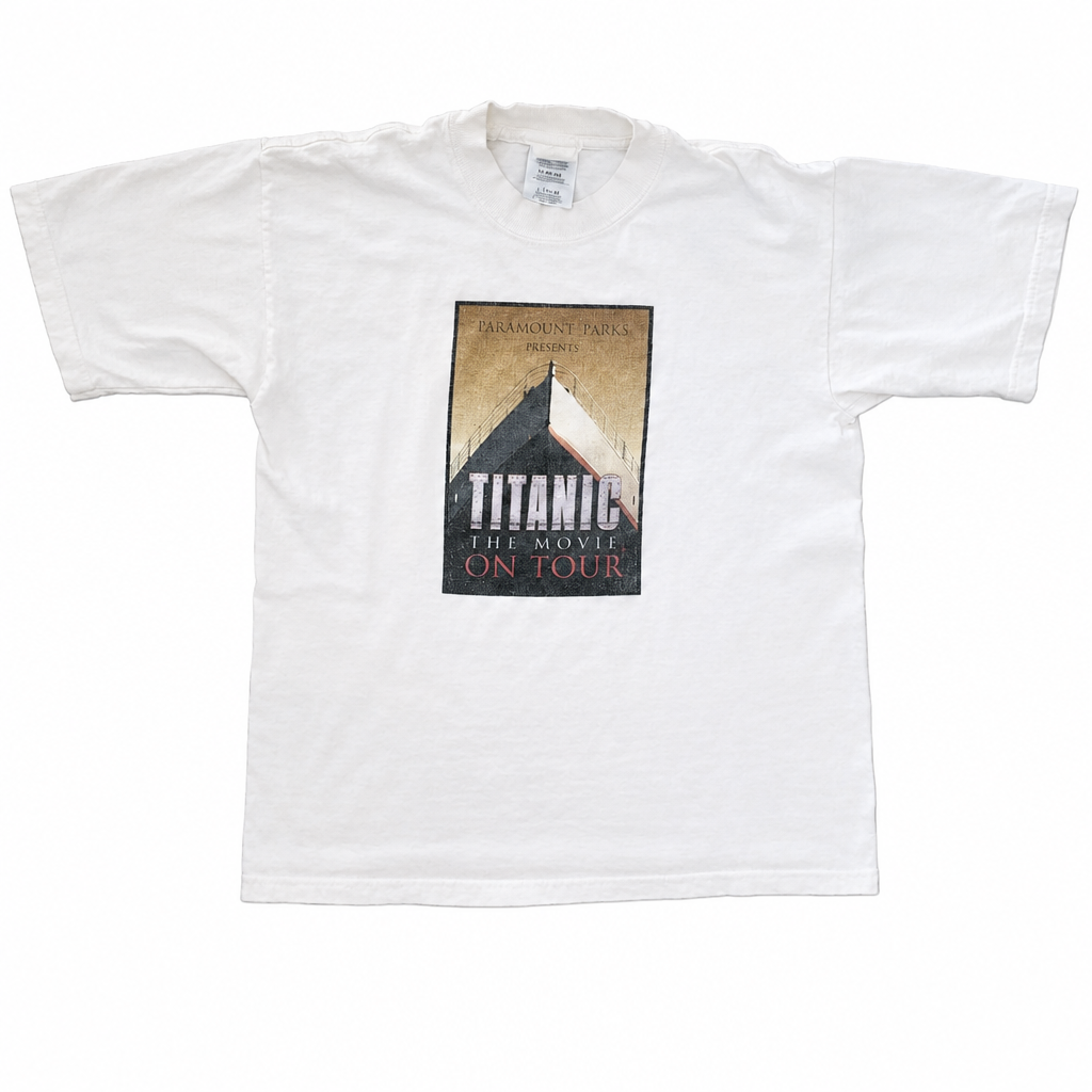 Titanic Tee Front - White BG
