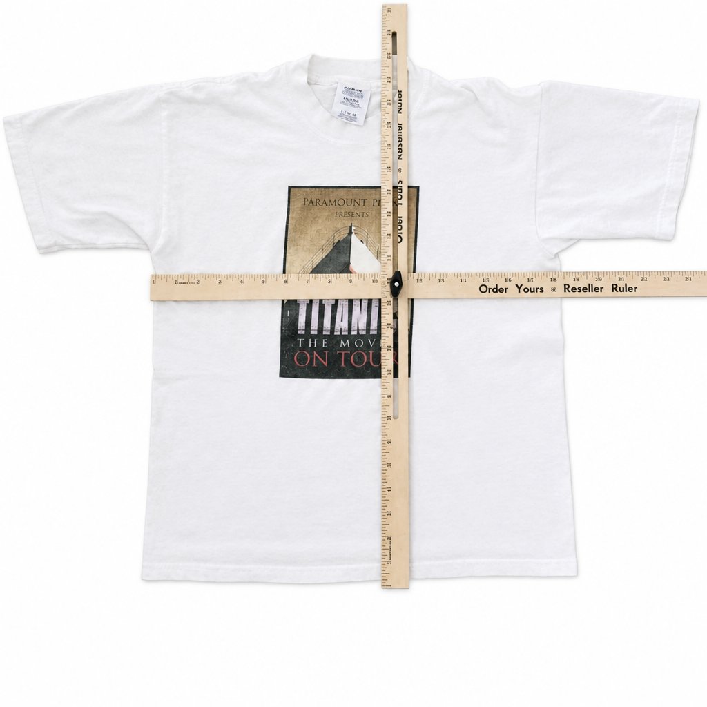 Titanic Tee Measurements - White BG